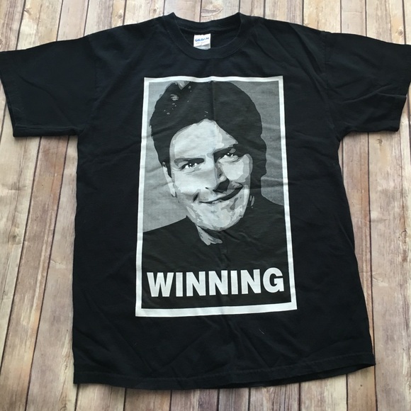 Gildan Other - Charlie Sheen Winning Tee Shirt